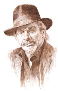 06 OCT 08 Merle Haggard illustration by Richard Jordan (Richard Jordan/Gazette)